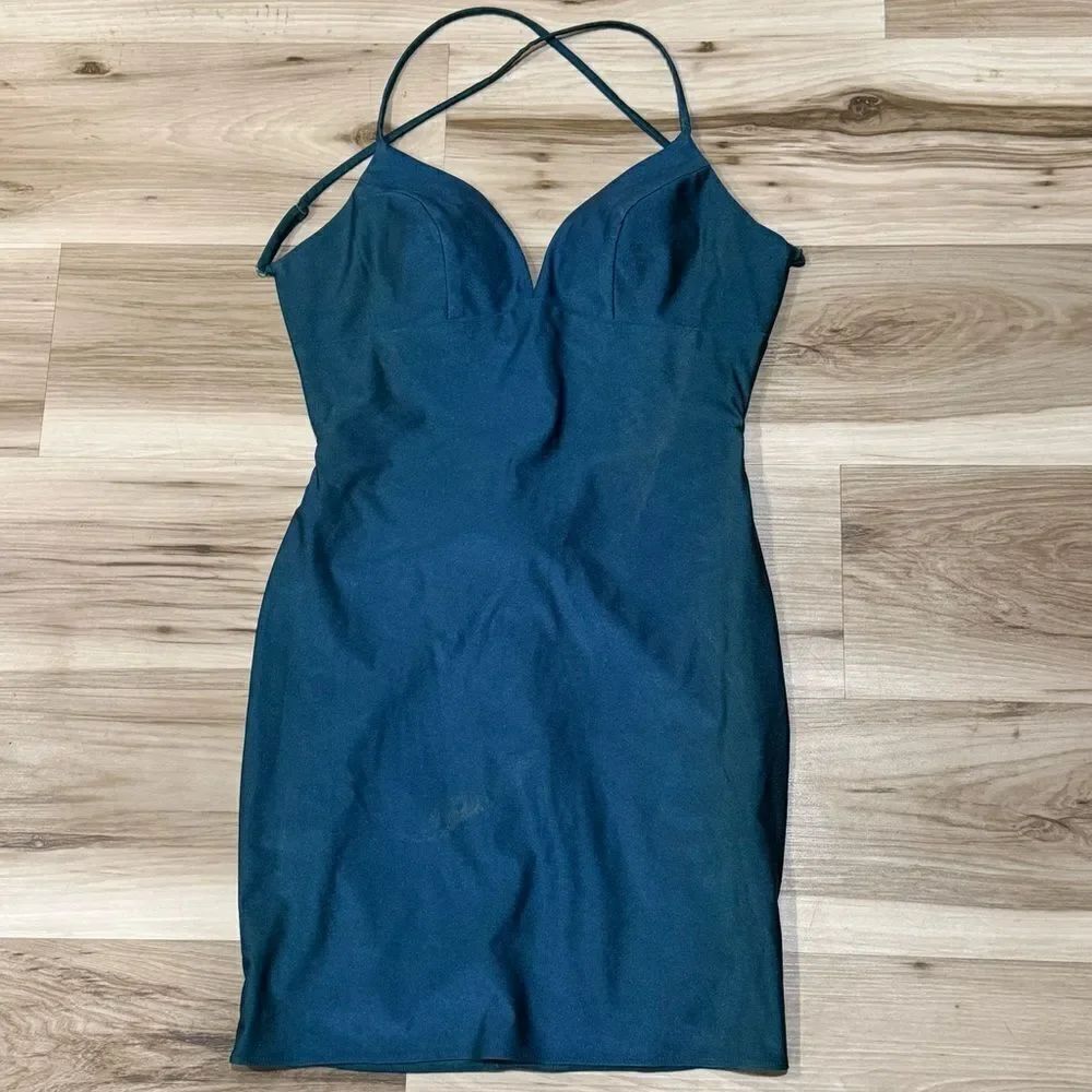 Alyce Paris Teal Mini Dress Women’s 2